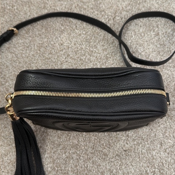 Gucci Black Leather Soho Disco Shoulder Bag - Picture 4 of 10